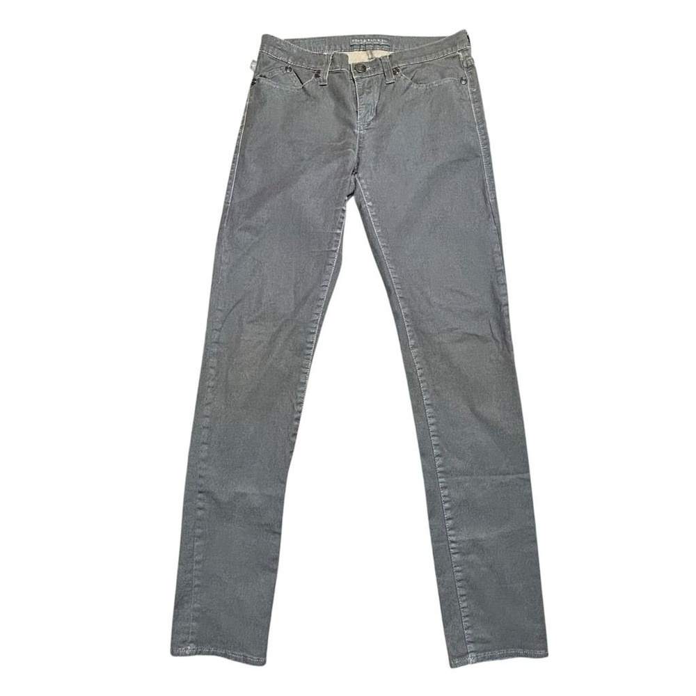 Rock & Republic Women's Gray Straight Jeans Size 8 Mid Rise 5-Pocket
